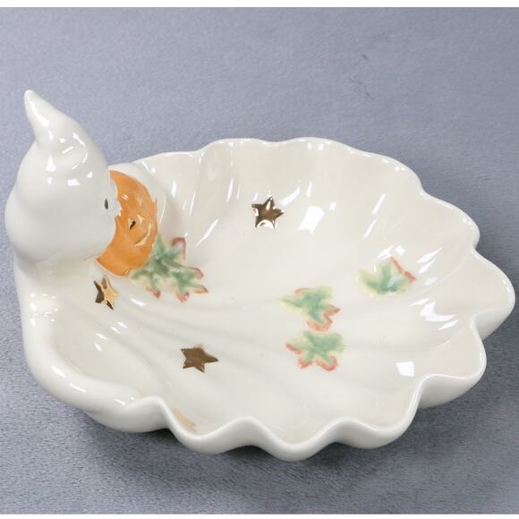 Lenox Occasions Ghost Candy Dish Halloween Pumpkin Bowl Ceramic #6386866 - Picture 5 of 9